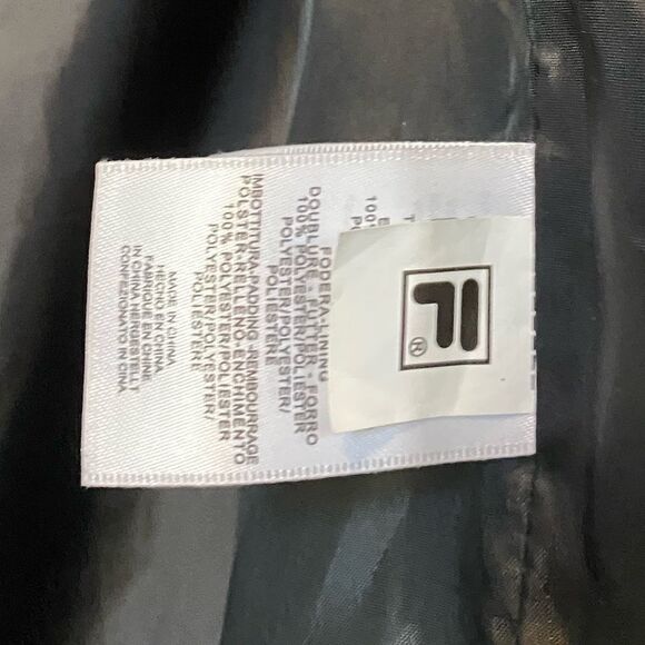 FILA Hooded Striped Puffer Coat - Picture 7 of 8